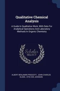 Qualitative Chemical Analysis