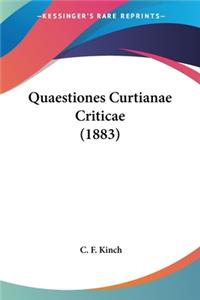 Quaestiones Curtianae Criticae (1883)