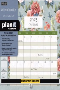 Watercolor Wonder 2023 Plan-It(tm) Calendar