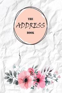 Address Book: Large Print 8.5x11 Alphabetical Watercolor Paper Texture for Contacts, Birthday, Addresses, Phone Number, Email - Orga