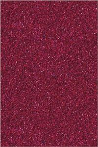 Dark Red Glitter Journal