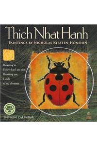 Thich Nhat Hanh 2019 Mini Calendar: Paintings by Nicholas Kirsten-Honshin