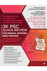 Jk Psc Quick Review for Medical Officers (Neet Edition)