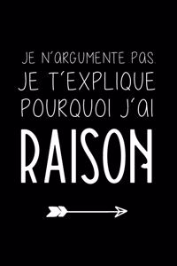 Je N'argumente Pas. Je T'explique Pourquoi J'ai Raison.