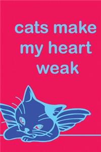 cats make my heart weak