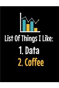 List Of Things I Like 1. Data 2. Coffee