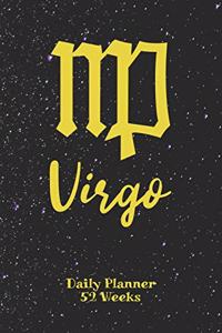 Virgo Zodiac Sign - Daily Planner 52 Weeks