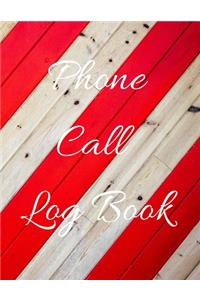 Phone Call Log Book