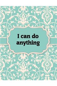 I can do anything, Notebook