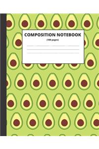 Cute Avocado Notebook
