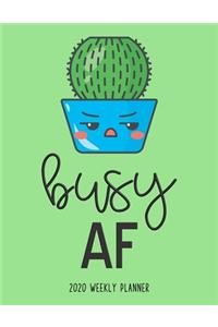 Busy AF 2020 Weekly Planner