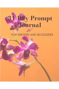 31 Day Prompt Journal For Writers And Bloggers