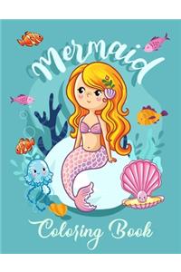 Mermaid Coloring Book