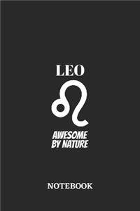 Leo Awesome by Nature Notebook