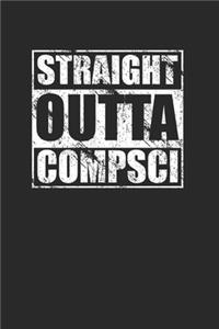 Straight Outta Compsci 120 Page Notebook Lined Journal