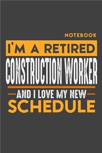 Notebook CONSTRUCTION WORKER
