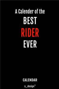 Calendar for Riders / Rider