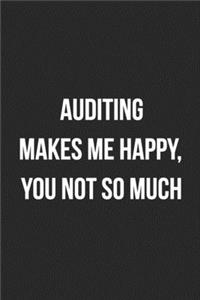 Auditing Makes Me Happy, You Not So Much