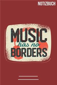 Notizbuch Musik