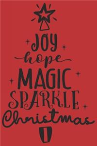 Joy Hope Magic Sparkle Christmas