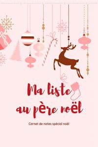 Ma liste au père Noël