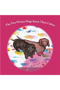 Two Wiener Dogs Know Their Colors