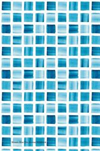 Mosaic Blue Tile Journal Notebook