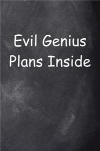 2019 Weekly Planner Funny Saying Evil Genius Plans Inside 134 Pages