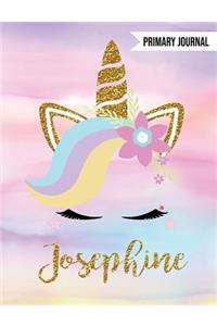 Josephine Unicorn Primary Journal