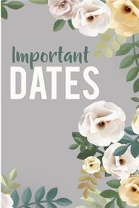 Important Dates