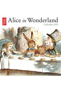 British Library - Alice in Wonderland Mini Wall calendar 2020 (Art Calendar)