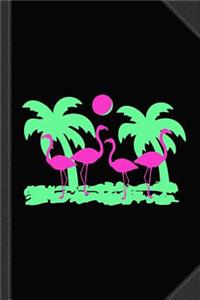 Pink Flamingos Journal Notebook