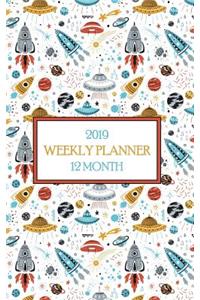 2019 12 Month Weekly Planner
