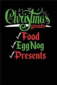 Christmas Goals Food Eggnog Presents