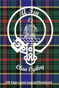 Clan Ogilvy 100 Page Lined Journal/Notebook