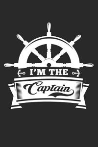 I'm the Captain: Boating Journal 6x9 Lined Notebook