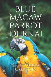 Blue Macaw Parrot Journal