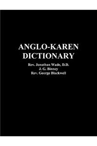 Anglo-Karen Dictionary