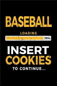 Baseball Loading 75% Insert Cookies to Continue