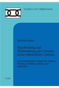 Beschreibung und Wahrnehmung des Fremden in der rabbinischen Literatur