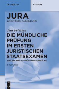 mündliche Prüfung im ersten juristischen Staatsexamen