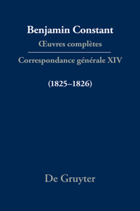 Correspondance générale 1825-1826
