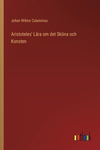 Aristoteles' Lära om det Sköna och Konsten