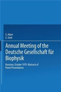 Annual Meeting of the Deutsche Gesellschaft Für Biophysik