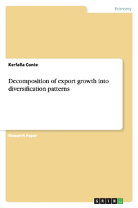 Decomposition of export growth into diversification patterns