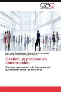 Gestion Un Proceso En Construccion