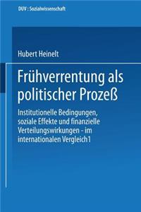 Frühverrentung ALS Politischer Prozeß