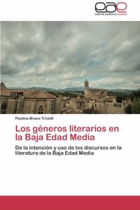 géneros literarios en la Baja Edad Media