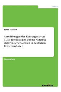 Auswirkungen der Konvergenz von TIME-Technologien auf die Nutzung elektronischer Medien in deutschen Privathaushalten