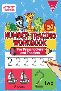 Number Tracing Workbook For Preschoolers And Toddlers